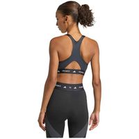 adidas sujetador brassiere de sport techfit workout couleur bloc moyen para mujer