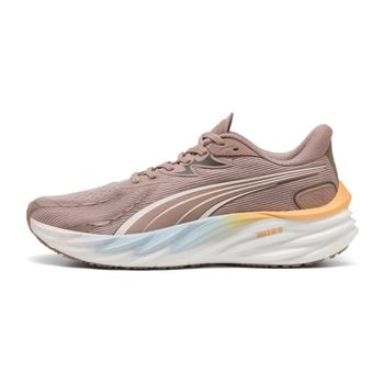 Zapatillas Puma Velocity NITRO 4 Run Club Beige Naranja SS26, Talla 42.5 - EUR