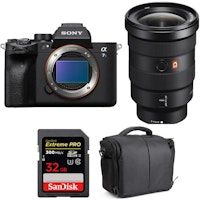 alpha a7s iii  fe 16-35mm f28 gm  sandisk 32gb extreme pro uhs-ii sdxc 300 mbs  bolsa  2 aros de garantra