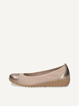 CAPRICE Ballerina, beige, made of Leather, Size 36