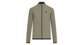 Chaqueta de manga larga fox defend fire alpha verde