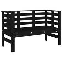 banco de jardin  banco de exterior  silla de jardin madera maciza de pino negro 1115x53x71 cm