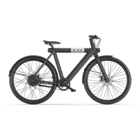 velo urbain birdbike a frame 28 noir - 80km 128ah cinturon frenos de disco