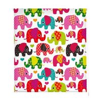 estoralis - estor enrollable translucido  estampado infantil  130 x 180 cm anchoalto tamano tela 127 x 175 cm  i-862 unico