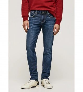 Pepe Jeans para hombre. PM206322VX1 Jeans Hatch Slim marino (38/34), Casual, Algodón