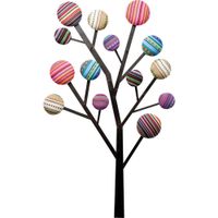 perchero pared bubble tree