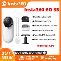 camara miniatura insta360 new go 3s 4k portatil y versatil manos libres pov fijacion posible en cualquier lugar con estabilizacion