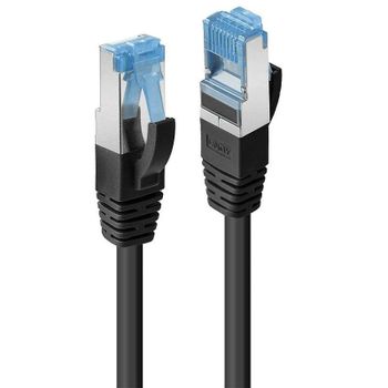 Cable de red Lindy Cat6a S/FTP 0,5 m Negro
