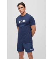 boss para hombre 50491706 camiseta rn 10249533 marino s casual algodon manga corta