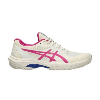 Zapatillas Asics Game Ff Clay Crema Rosa Brillante Mujer