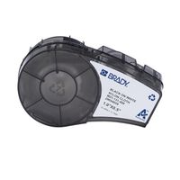 brady m21-131-499 cinta de tela de nylon negro sobre blanco 2540 mm x 1270 mm original