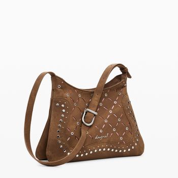 Desigual Bolso efecto piel troquelado mediano 25WAXPB4-6011
