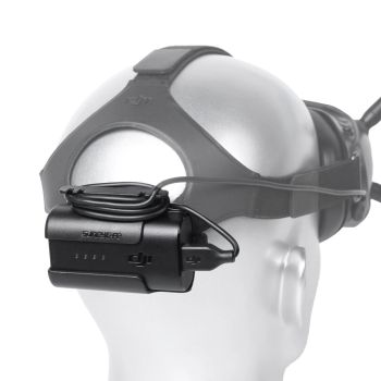 Caja de almacenamiento de batería para diadema Sunnylife para DJI FPV Goggles V2, clips traseros y soporte para accesori