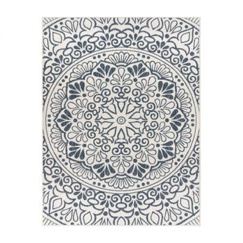 Alfombras de interior y exterior Cocoon azul 80x200 cm