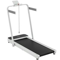 sportnow cinta de correr plegable inclinado debajo del escritorio 2 en 1 con 25hp 16kmh pantalla led control remoto y soporte