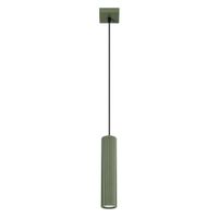 lampara de techo verde oliva aluminio alt 8 cm