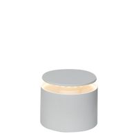 lampara de mesa led blanca push up portatil y recargable
