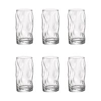 juego de 6 vasos altos vidrio 45 cl