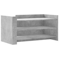 mesa de centro con estantes diseno moderno 100 x 50 x 50 cm madera de ingenieria gris dec039238