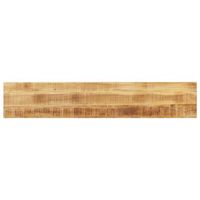 tablero de mesa rectangular madera mango rugosa 140x30x25 cm vidaxl