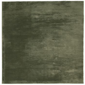 Alfombra Pelo Corto Suave Lavable Huarte Verde Bosque 200x200cm Vidaxl