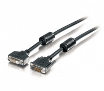 CABLE ALARGO DVI EQUIP DUAL LINK MACHO - HEMBRA 3M CON FERRITAS 118973
