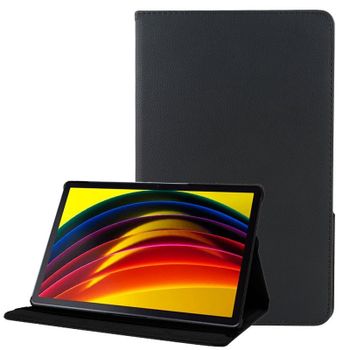 Cool Funda Giratoria Polipiel Liso Negro para Lenovo Tab P11 Gen 1 11