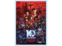 poster - fanattik stranger things limited edition 10th anniversary