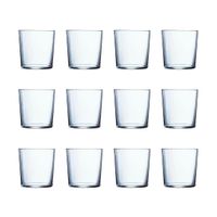 juego de 12 vasos vidrio templado 36 cl