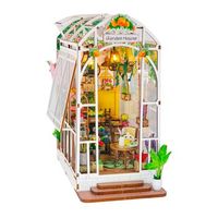 casa jardin maqueta 3d realista con gran detalle y luces led 218x136x232 cm color multicolor