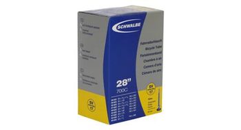 Chambre a air velo 700 x 28 45 schwalbe valve presta 60mm tout alu  sv17vl