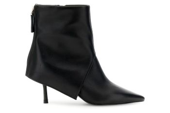 botines con puño de piel black