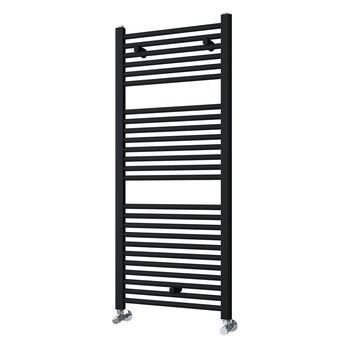 Kibath Secatoallas Radiador Circuito Calefacción De 120 Cm X 50 Cm Acabado Negro Mate Fabricado En Acero