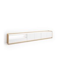 mueble tv jubrique-02 suspendido con luz led integrada