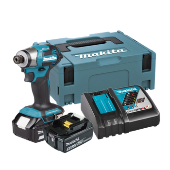 Kit De Atornillador De Impacto De 4 Etapas Sin Escobillas De 18 V, Dtd173rtj