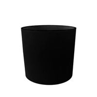 jardinera redonda euclid liso negro tuozi o54 x 54h