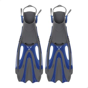 Aqua Sport - Aletas ajustable talla 36-42, +7 años, snorkel, actividades acuáticas, talla S, deportes, actividades de verano
