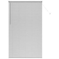 persianas venecianas manual plateado 220 x 130 cm aluminio