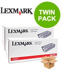 original multipack lexmark optra m410 printer toner cartridges 2 pack -4k00199