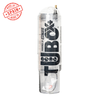 presurizador de pelotas tubox4 crystal sin bomba de aire incluida - para tenis y padel  tuboplus