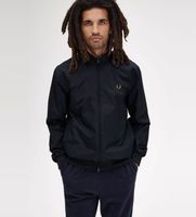 fred perry para hombre j2660 chaqueta brentham marino m casual poliamida