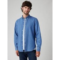 levis camisa manga larga a7210 0025 authentic button down-woodrow mid wash para hombre