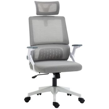 Silla de oficina 60x61x121.5 cm gris