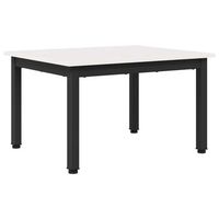 mesa de centro 60x50x36 cm madera - blanco
