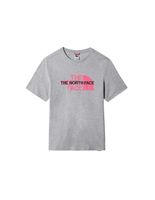 camiseta the north face graphic print m gray