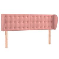 cabecero de terciopelo rosa 147x23x7888 cm vidaxl