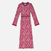 rixo lille jacquard-knit dress - 10