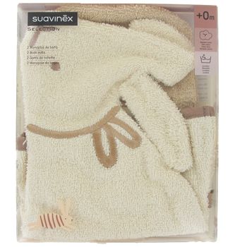 Suavinex manoplas de baño 2 uds +0m