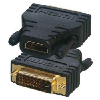 Adaptador MCL DVI-D a HDMI, Negro