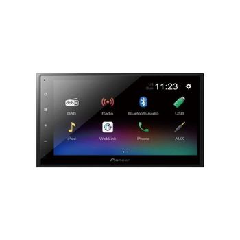 Receptor multimedia Pioneer DMH-A340DAB Negro 2 DIN 200 W Android iOS